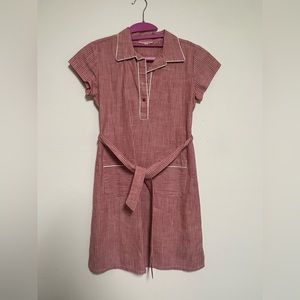 Kayce Hughes Girls Red Striped Dress size 16